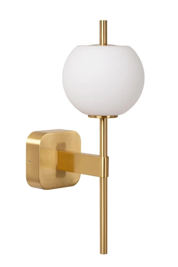 Lucide ELDA - Lámpara de pared Baño - 1xG9 - IP44 - Oro mate / Latón - apagado